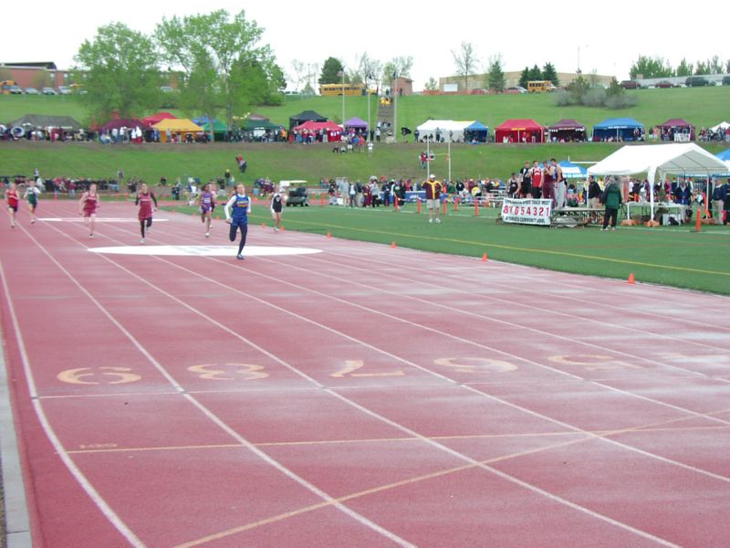 400 Meter Dash - Girls Class A (1 of 4)