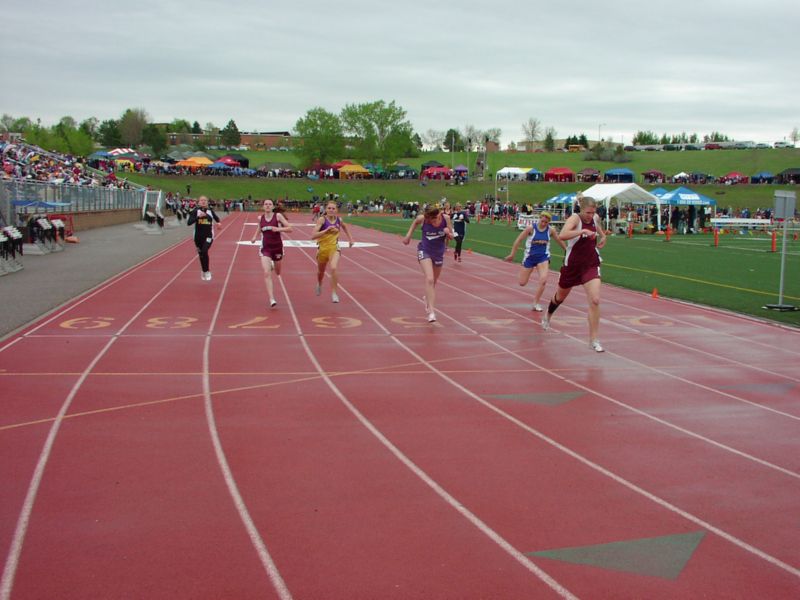 400 Meter Dash - Girls Class B (1 of 2)