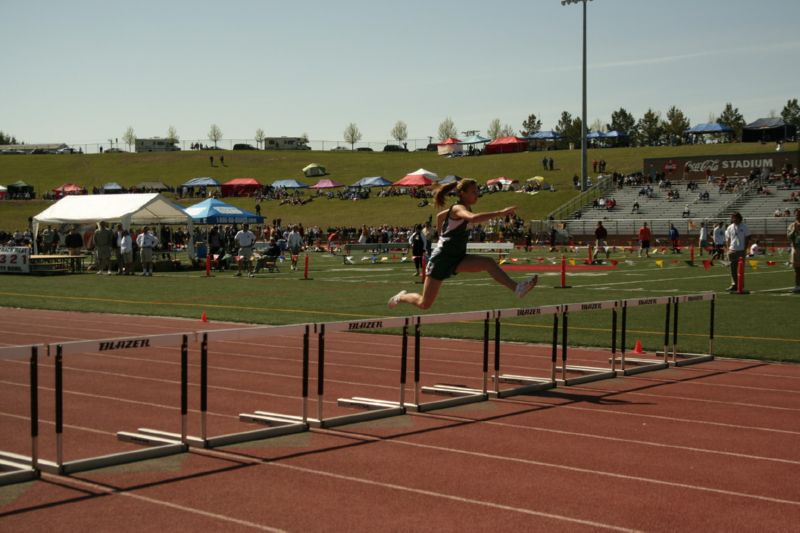 300 Meter Hurdles - Girls Class A (1 of 5)