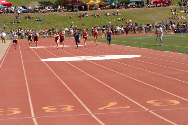 200 Meter Dash - Girls Class B (1 of 6)